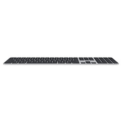 Apple Magic Keyboard avec Touch ID et pavé numérique Noir-INT (MMMR3Z/A)