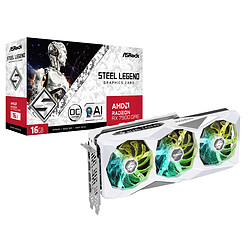 ASRock AMD Radeon RX 7900 GRE Steel Legend 16GB OC 16 Go GDDR6 - HDMI/Tri DisplayPort - PCI Express (AMD Radeon RX 7900 GRE)