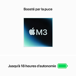 Avis Apple MacBook Air M3 13 pouces (2024) Minuit 16 Go/256 Go (MC8K4FN/A)