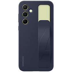 Samsung Coque Silicone Lanière Bleu Galaxy A55 5G