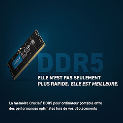 Crucial SO-DIMM DDR5 32 Go 4800 MHz CL40 SR