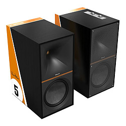 Klipsch The Nines McLaren Legends Paire d'enceintes amplifiées sans fil Hi-Fi - 2 x 120 Watts - Bluetooth 5.0 - HDMI ARC - Phono - Sortie subwoofer