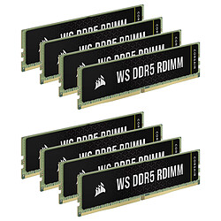 Corsair WS DDR5 RDIMM 256 Go (8 x 32 Go) 5600 MHz CL40 (CMA256GX5M8B5600Z40)