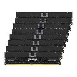 Kingston FURY Renegade Pro 128 Go (8 x 16 Go) DDR5 5600 MHz CL28 Kit 8-Channel 8 barrettes de RAM DDR5 ECC Registered PC5-44800 - KF556R28RBEK8-128 - AMD EXPO/Intel XMP