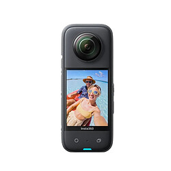 Insta360 X3 Caméra d'action 360° 5.7K avec photo 72MP, stabilisation FlowState, Wi-Fi, Bluetooth, IPX8, batterie 1800 mAh