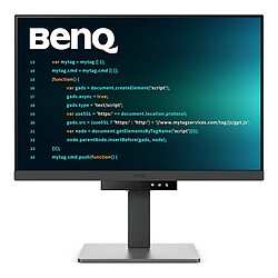 BenQ 24.1" LED - RD240Q Ecran PC 2.5K - 2560 x 1600 pixels - 5 ms (gris à gris) - Format large 16/9 - Dalle IPS - HDMI/DisplayPort/USB-C - Pivot - Noir