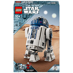 LEGO Star Wars 75379 R2-D2 Modèle de Droïde Jouet de Construction, Pour Enfants, Garçons et Filles, Modèle de Droïde en Briques à Construire Avec la Figurine Dark Malak du 25e Anniversaire et une Plaque de Décoration, Idée Cadeau Mémorable