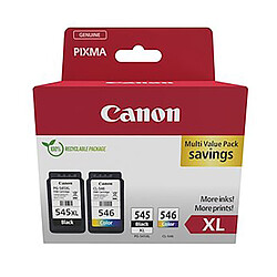 Canon PG-545XL/CL-546 Pack Pack de cartouches d'encre noire + couleurs