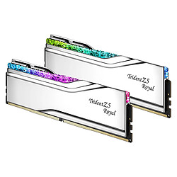 Avis G.Skill Trident Z5 Royal 32 Go (2 x 16 Go) DDR5 7200 MHz CL34 - Argent