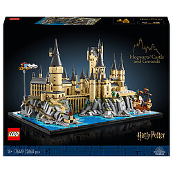 LEGO Harry Potter 76419 Le château et le domaine de Poudlard Grande Maquette à Construire pour Adultes, Incluant les Lieux Iconiques : Tour d'Astronomie, Grande Salle, Chambre des Secrets et Autres