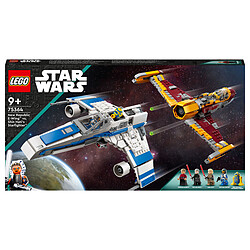 LEGO Star Wars 75364 L'E-wing de la Nouvelle République contre le chasseur de Shin Hati