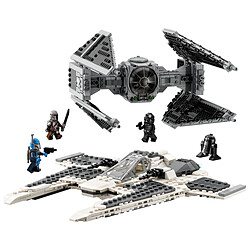 LEGO Star Wars 75348 Le chasseur Fang Mandalorien contre le TIE Interceptor