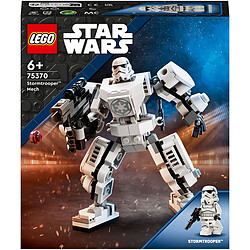 LEGO Star Wars 75370 Le robot Stormtrooper Maquette de Figurine à Construire avec Pièces Articulées, Minifigurine et Blaster Lance-Tenons, Jouet pour Enfants, Garçons et Filles Dès 6 Ans