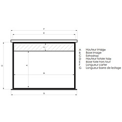 Oray eSQUAR' HC 108 x 192 cm pas cher