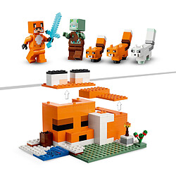 LEGO Minecraft 21178 Le refuge renard pas cher
