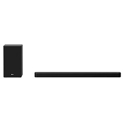 LG SP8YA Barre de son 3.1.2 - 440 Watts - Dolby Atmos / DTS:X - Technologie Meridian - Hi-Res Audio - Bluetooth 5.0 - HDMI eARC/ARC - Caisson de basses sans fil