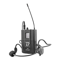 BoomTone DJ UHF Headset F2 Microphone serre tête UHF sans fil - fréquence 682.2 Mhz - dynamique cardioïde