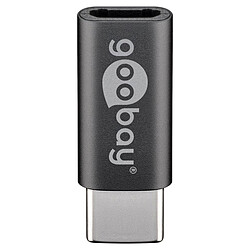 Goobay Adaptateur USB-C vers Micro-USB Adaptateur USB-C Mâle vers Micro-USB Femelle