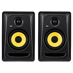 KRK Systems KRK Classic 5 Monitor Pack Pack de 2x enceintes de monitoring active 5" 2 voies Bass Reflex amplifiées 50Watts