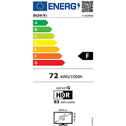 Sony 55 BRAVIA 8 (K-55XR80) pas cher