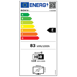Sony 65 BRAVIA 8 (K-65XR80) pas cher