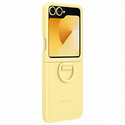 Avis Samsung Coque Silicone Anneau Jaune Galaxy Z Flip 6