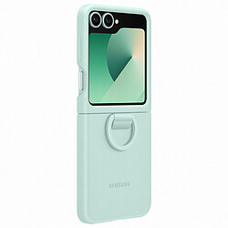 Acheter Samsung Coque Silicone Anneau Vert d'Eau Galaxy Z Flip 6