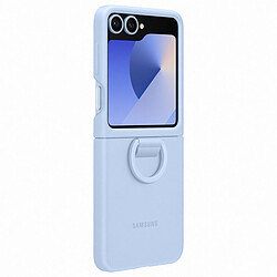 Acheter Samsung Coque Silicone Anneau Bleu Galaxy Z Flip 6