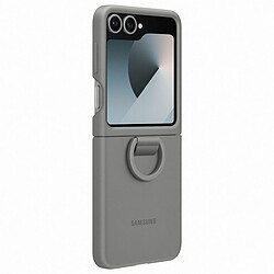 Acheter Samsung Coque Silicone Anneau Gris Galaxy Z Flip 6