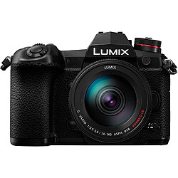 Panasonic DC-G9 + Lumix G Vario 14-140 mm Appareil photo 20,3 MP - Photo 6 K - Zoom numérique 4x - Vidéo 4 K - Écran tactile - Wi-Fi - Bluetooth + Zoom standard grand-angle 14-140 mm II f/3.5-5.6