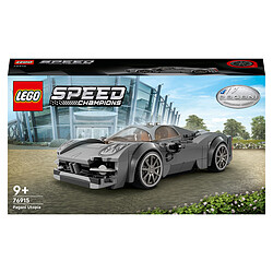 LEGO Speed Champions 76915 Pagani Utopia Jouet Voiture de Course, Kit de Maquette à Construire, Hypercar Italienne, à Collectionner, Set 2023