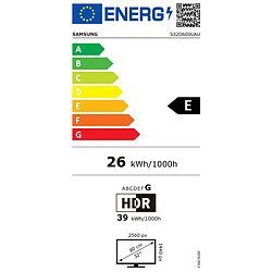 Samsung 32" LED - ViewFinity S6 S32D600UAU pas cher