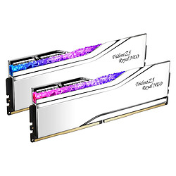 G.Skill Trident Z5 Royal Neo 32 Go (2 x 16 Go) DDR5 6000 MHz CL26 - Argent