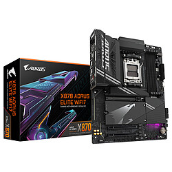 Gigabyte X870 AORUS ELITE WIFI7 Carte mère ATX Socket AM5 AMD X870 - 4x DDR5 - M.2 PCIe 5.0 - USB 4.0 - PCI-Express 5.0 16x - Wi-Fi 7 - LAN 2.5 GbE