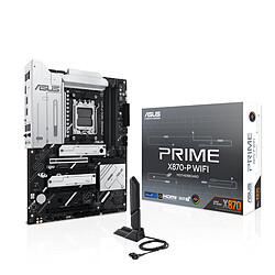 ASUS PRIME X870-P WIFI Carte mère ATX Socket AM5 AMD X870 - 4x DDR5 - M.2 PCIe 5.0 - USB4 - PCI-Express 5.0 16x - LAN 2.5 GbE + Wi-Fi 7/Bluetooth 5.4