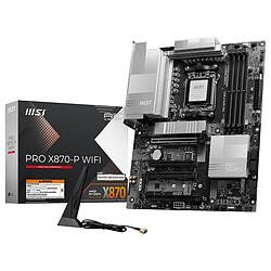 MSI PRO X870-P WIFI Carte mère ATX Socket AM5 AMD X870 - 4x DDR5 - M.2 PCIe 5.0 - USB4 - PCI-Express 5.0 16x - LAN 5 GbE - Wi-Fi 7