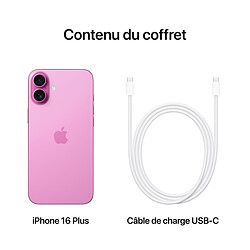 Apple iPhone 16 Plus 512 Go Rose pas cher