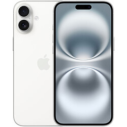 Apple iPhone 16 Plus 512 Go Blanc Smartphone 5G-LTE IP68 Dual SIM - Apple A18 Hexa-Core - Ecran Super Retina XDR OLED 6.7" 1290 x 2796 - 512 Go - NFC/Bluetooth 5.3 - iOS 18