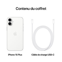 Apple iPhone 16 Plus 512 Go Blanc pas cher