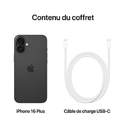 Apple iPhone 16 Plus 512 Go Noir pas cher