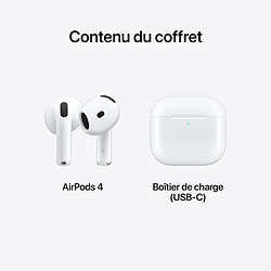 Apple AirPods 4 pas cher