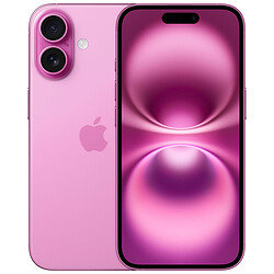 Apple iPhone 16 512 Go Rose Smartphone 5G-LTE IP68 Dual SIM - Apple A18 Hexa-Core - Ecran Super Retina XDR OLED 6.1" 1179 x 2556 - 512 Go - NFC/Bluetooth 5.3 - iOS 18