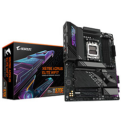 Gigabyte X870E AORUS ELITE WIFI7 Carte mère ATX Socket AM5 AMD X870E - 4x DDR5 - M.2 PCIe 5.0 - USB4 - PCI-Express 5.0 16x - Wi-Fi 7/Bluetooth 5.4 - LAN 2.5 GbE