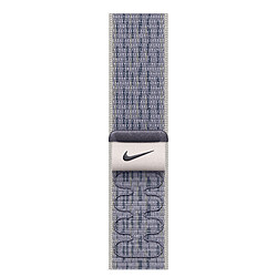 Apple Boucle Sport Nike Gris/Bleu pour Apple Watch 46 mm