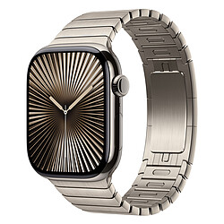 Apple Bracelet A Maillons Naturel pour Apple Watch 46 mm