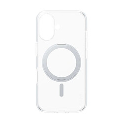 PanzerGlass Coque Feature Kickstand iPhone 16 Argent Coque compatible MagSafe avec support intégré pour iPhone 16