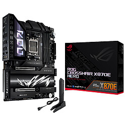 ASUS ROG CROSSHAIR X870E HERO Carte mère ATX Socket AM5 AMD X870E - 4x DDR5 - M.2 PCIe 5.0 - USB4 - PCI-Express 5.0 16x - LAN 5 GbE + Wi-Fi 7/Bluetooth 5.4