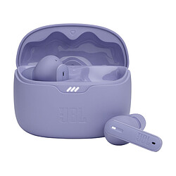 JBL Tune Beam Violet Écouteurs intra-auriculaires True Wireless - IP54 - Bluetooth 5.3 - Réduction de bruit active - Commandes/Micro - Autonomie 12 + 36h - Boîtier charge/transport