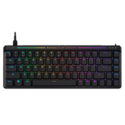 ASUS ROG Falchion Ace HFX (Noir) Clavier gaming filaire - USB - format compact 65% - interrupteurs magnétiques (switches ROG HFX) - rétroéclairage RGB Aura Sync - couvercle de protection - AZERTY, Français