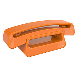 Alcatel ePure Iconic Orange Téléphone sans fil - écran 3 lignes - 100 contacts - mains libres